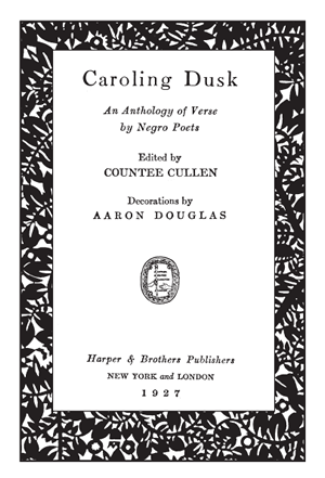 Portada de Caroling Dusk (1927)